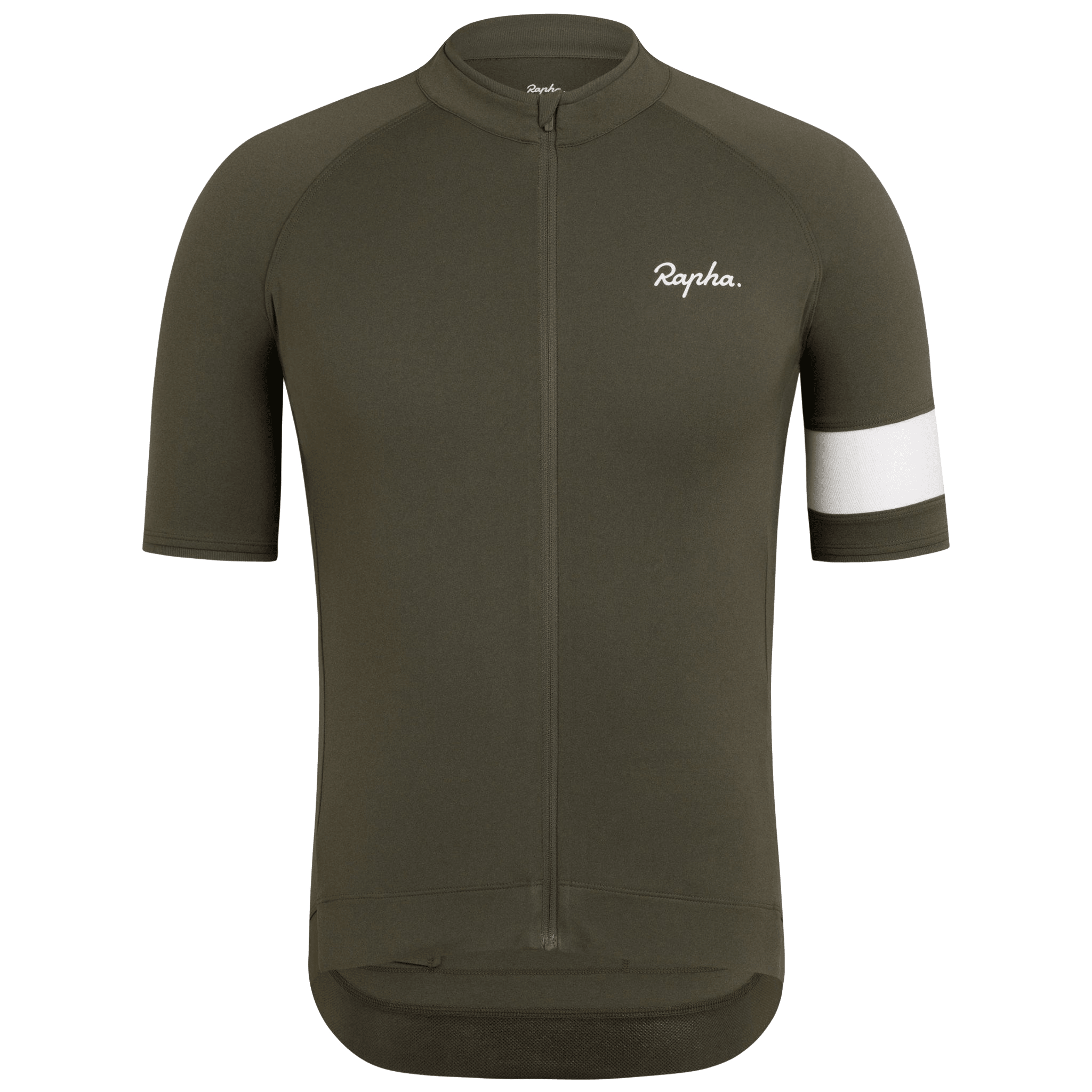 Rapha メンズ コア ジレ オリーブグリーン rapha-mens-core-jersey-dark-