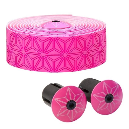 Supacaz Super Sticky Kush Tru Neon - Pink Handlebar Tape