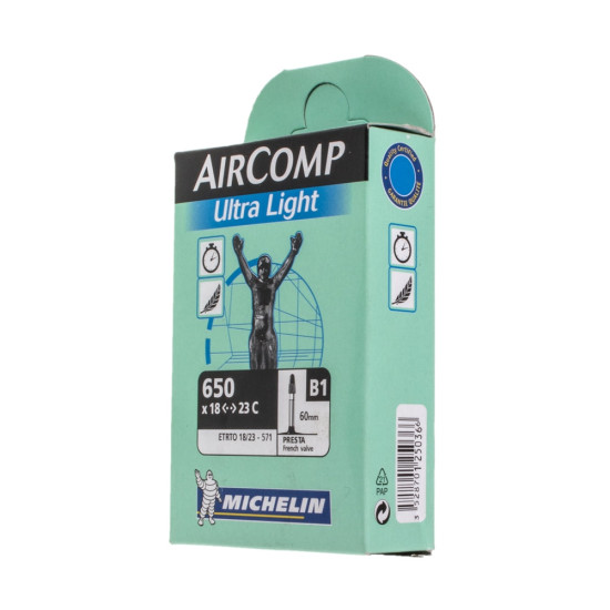 Michelin Aircomp Ultralight 650x18-23C Inner Tube