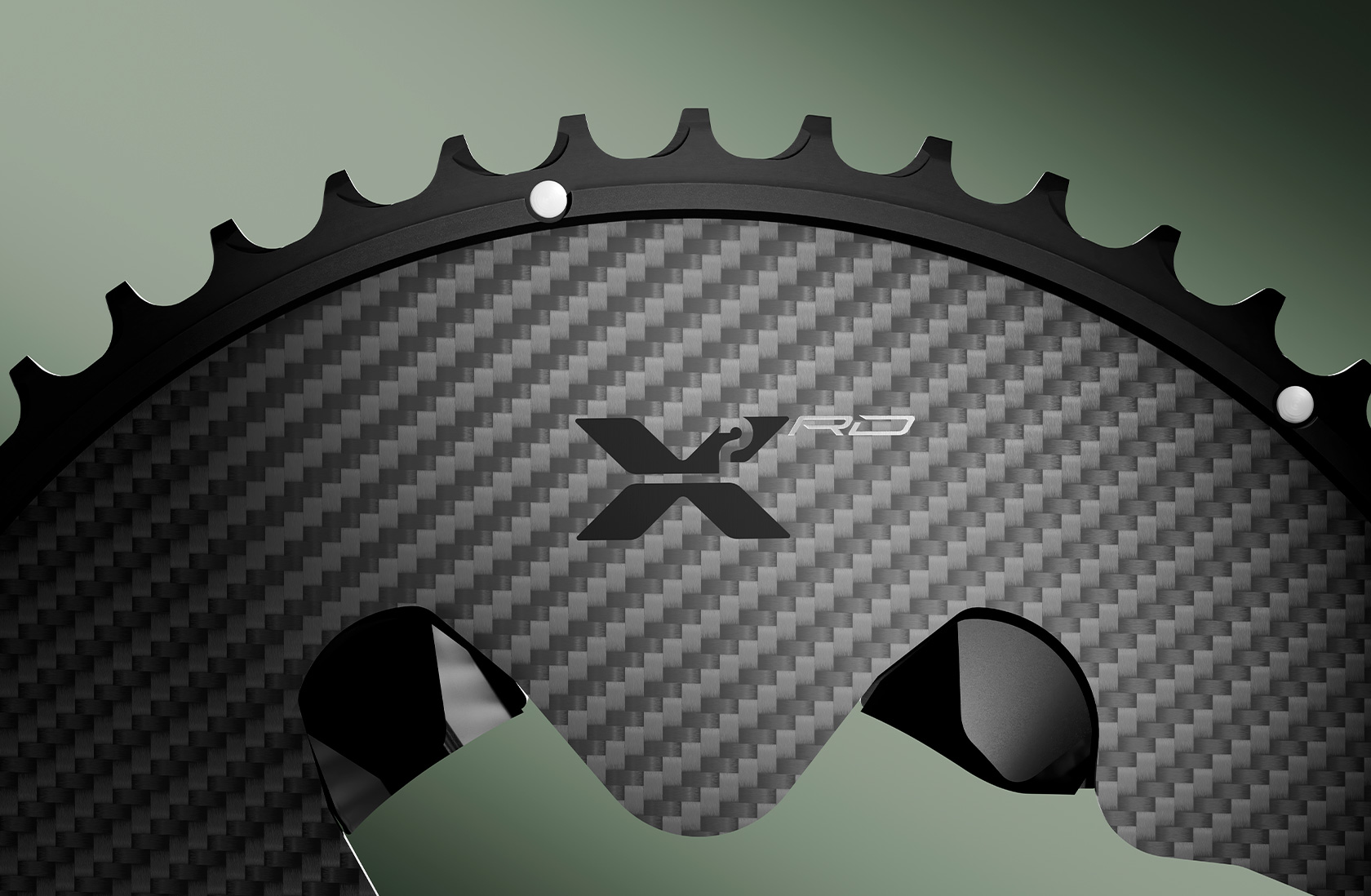 Miche X2 RD chainring detay yakın çekim